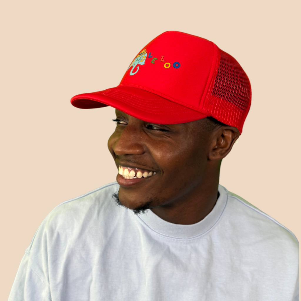 Badger’s Pick – Fire Red Trucker