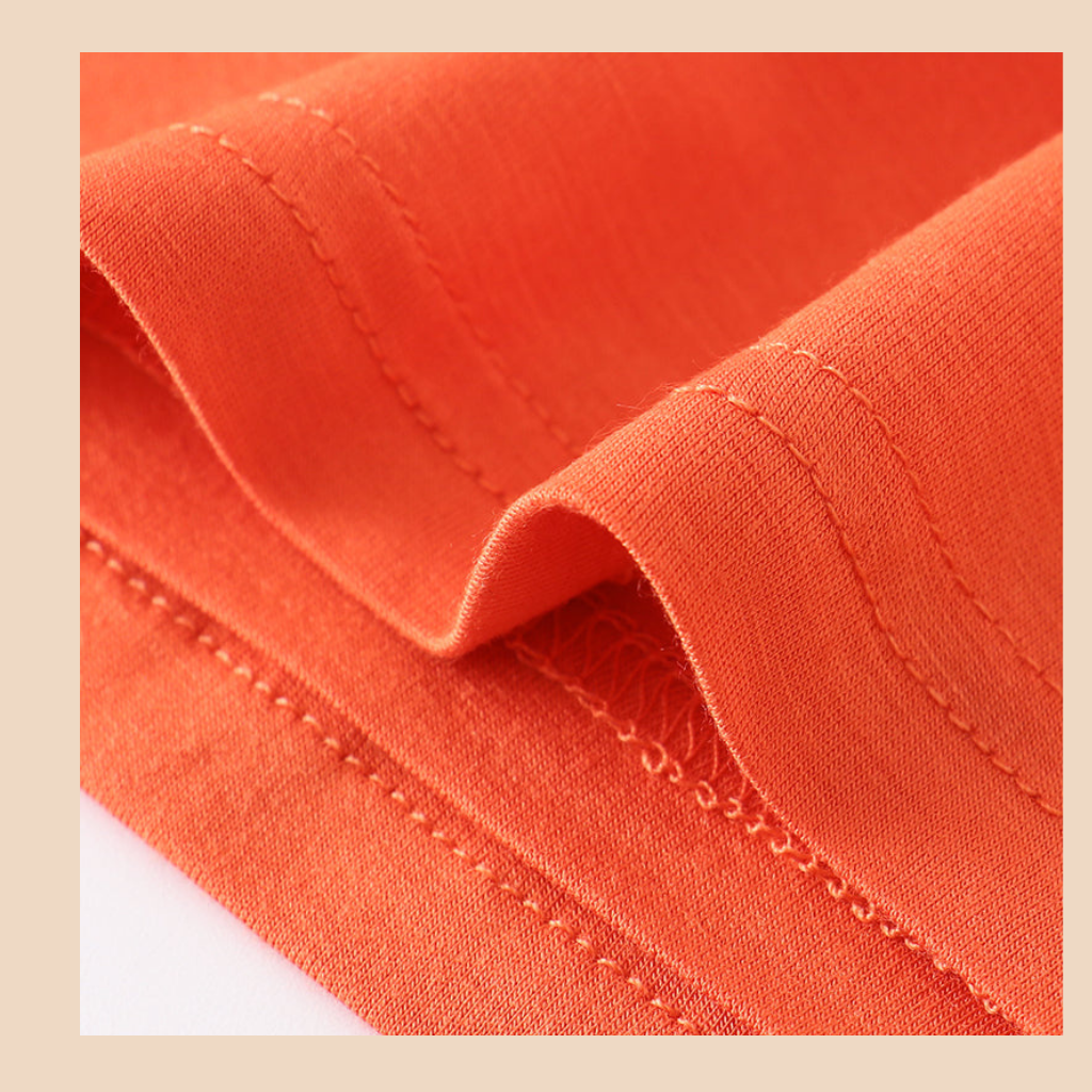 Orange Baby Bamboo Swaddle