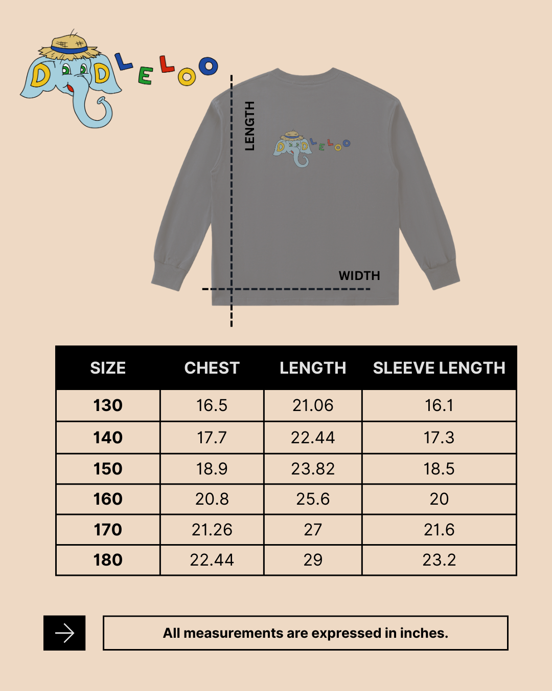 Doodleloo Cotton Long Sleeve Tee