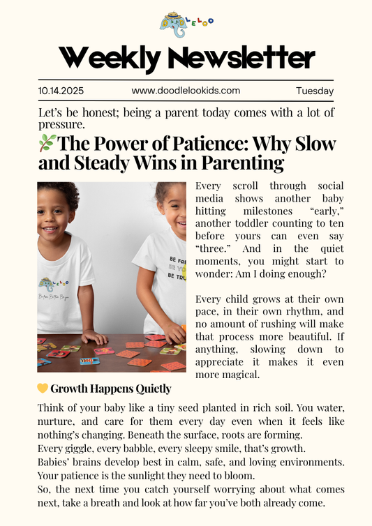 🌿 The Power of Patience: Why Slow and Steady Wins in Parenting
