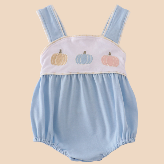 Blue Embroidery Bubble