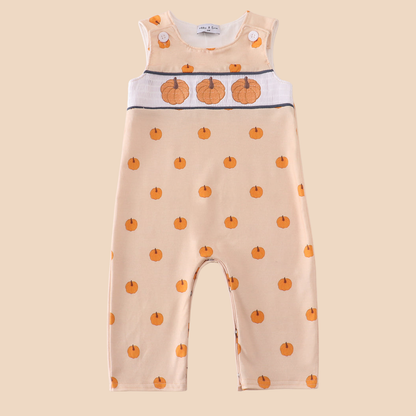 Khaki Embroidery Smocked Jonjon