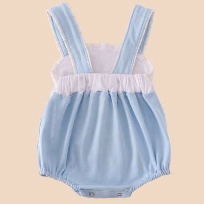 Blue Embroidery Bubble