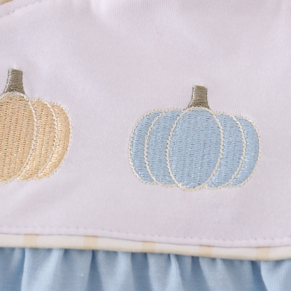 Blue Embroidery Bubble